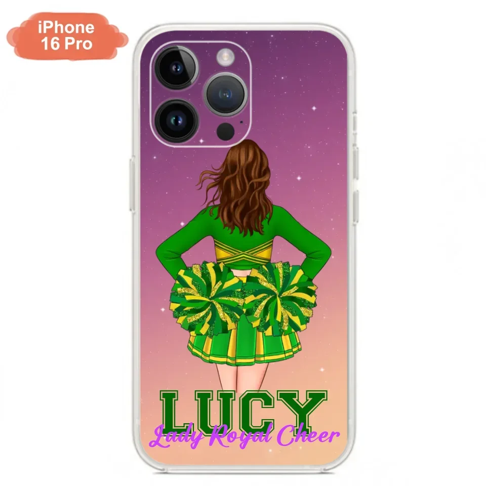 Personalized Cheerleading Phone Case - Birthday Gift For Cheerleading Coach, Cheerleader - Case For iPhone And Samsung
