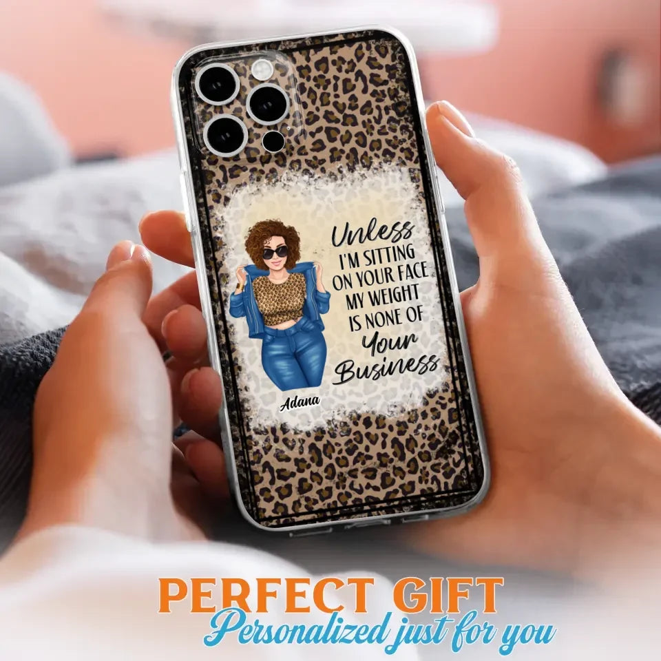 Custom Personalized Sassy Thick Girl Phone Case - Gift For Friend/ Sister/ Birthday Gift - Case For iPhone And Samsung
