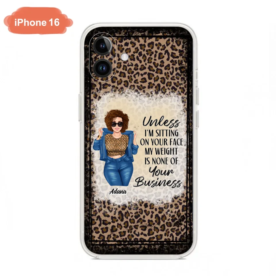 Custom Personalized Sassy Thick Girl Phone Case - Gift For Friend/ Sister/ Birthday Gift - Case For iPhone And Samsung