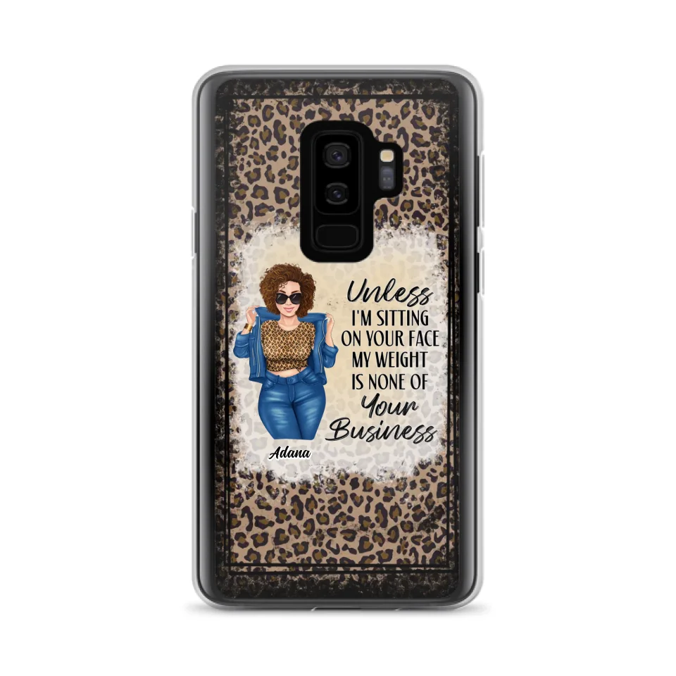 Custom Personalized Sassy Thick Girl Phone Case - Gift For Friend/ Sister/ Birthday Gift - Case For iPhone And Samsung