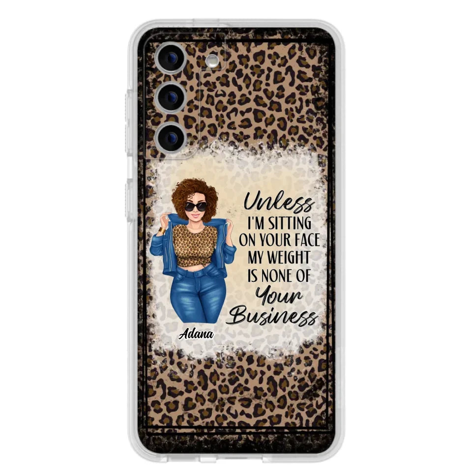 Custom Personalized Sassy Thick Girl Phone Case - Gift For Friend/ Sister/ Birthday Gift - Case For iPhone And Samsung