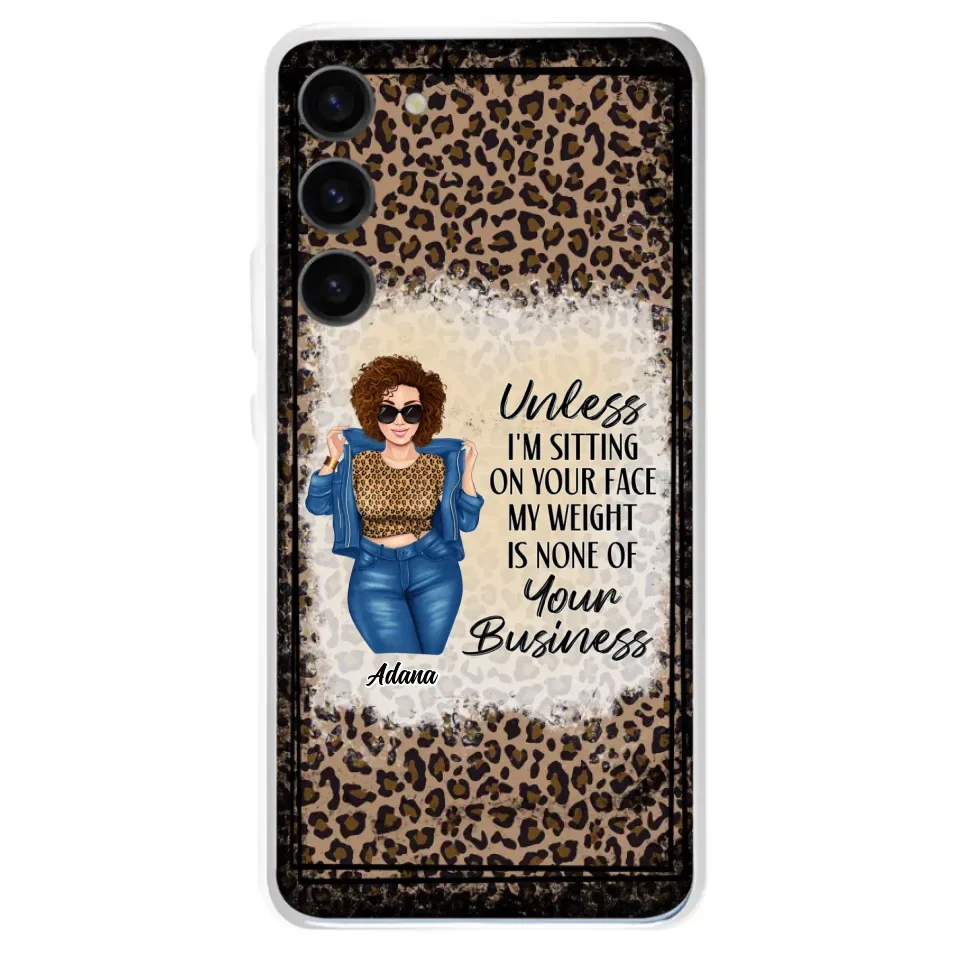 Custom Personalized Sassy Thick Girl Phone Case - Gift For Friend/ Sister/ Birthday Gift - Case For iPhone And Samsung