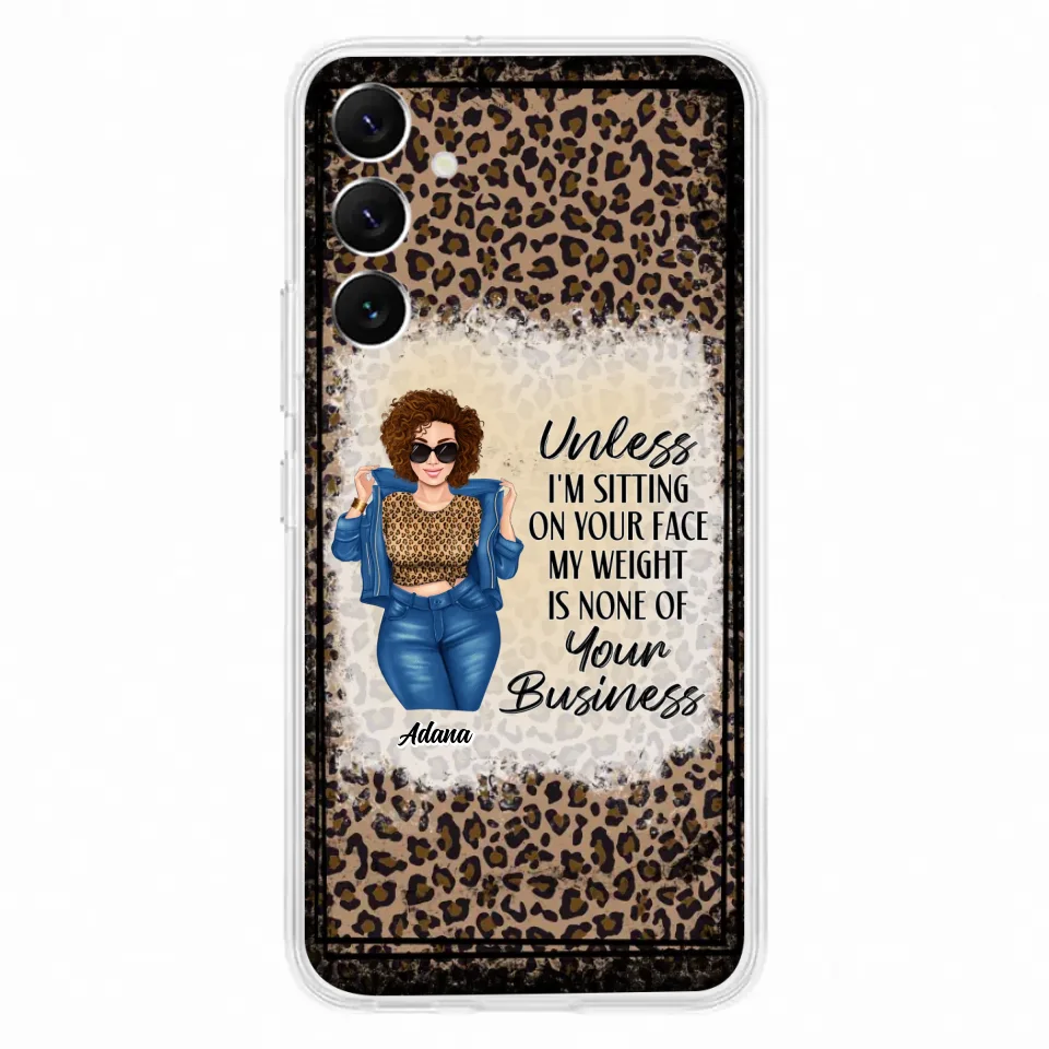 Custom Personalized Sassy Thick Girl Phone Case - Gift For Friend/ Sister/ Birthday Gift - Case For iPhone And Samsung