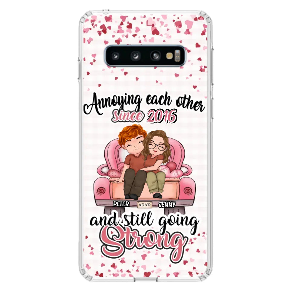 Custom Personalized Couple Phone Case - Valentine's Day/ Birthday/ Anniversary/ Mother's Day Gift For Wife From Husband - Case For iPhone And Samsung