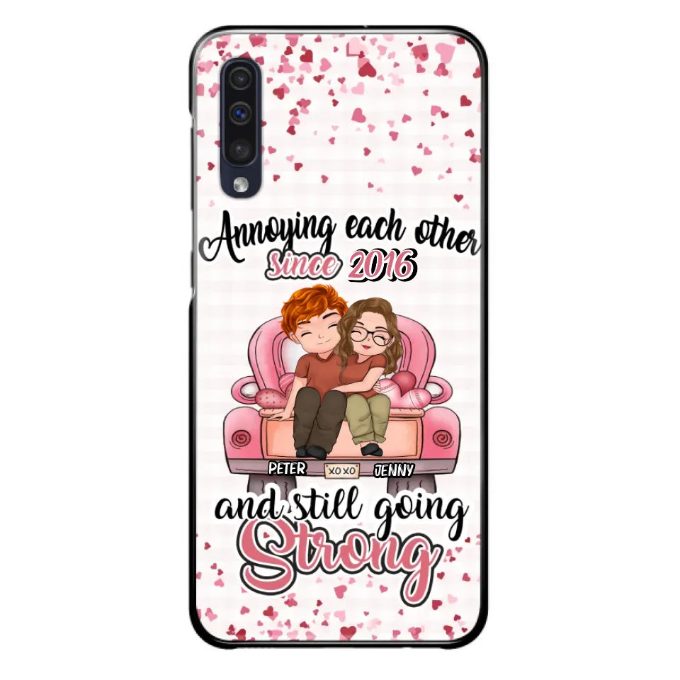 Custom Personalized Couple Phone Case - Valentine's Day/ Birthday/ Anniversary/ Mother's Day Gift For Wife From Husband - Case For iPhone And Samsung