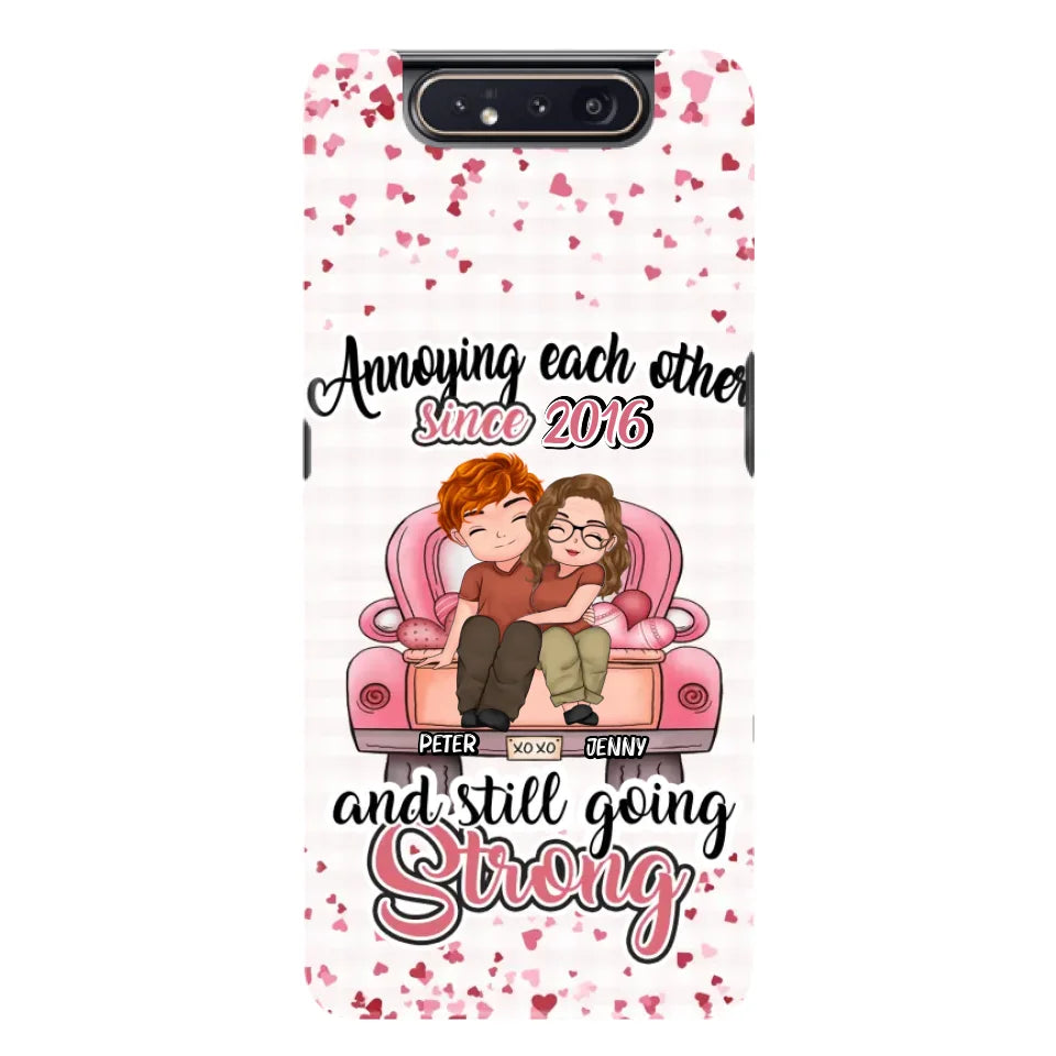 Custom Personalized Couple Phone Case - Valentine's Day/ Birthday/ Anniversary/ Mother's Day Gift For Wife From Husband - Case For iPhone And Samsung