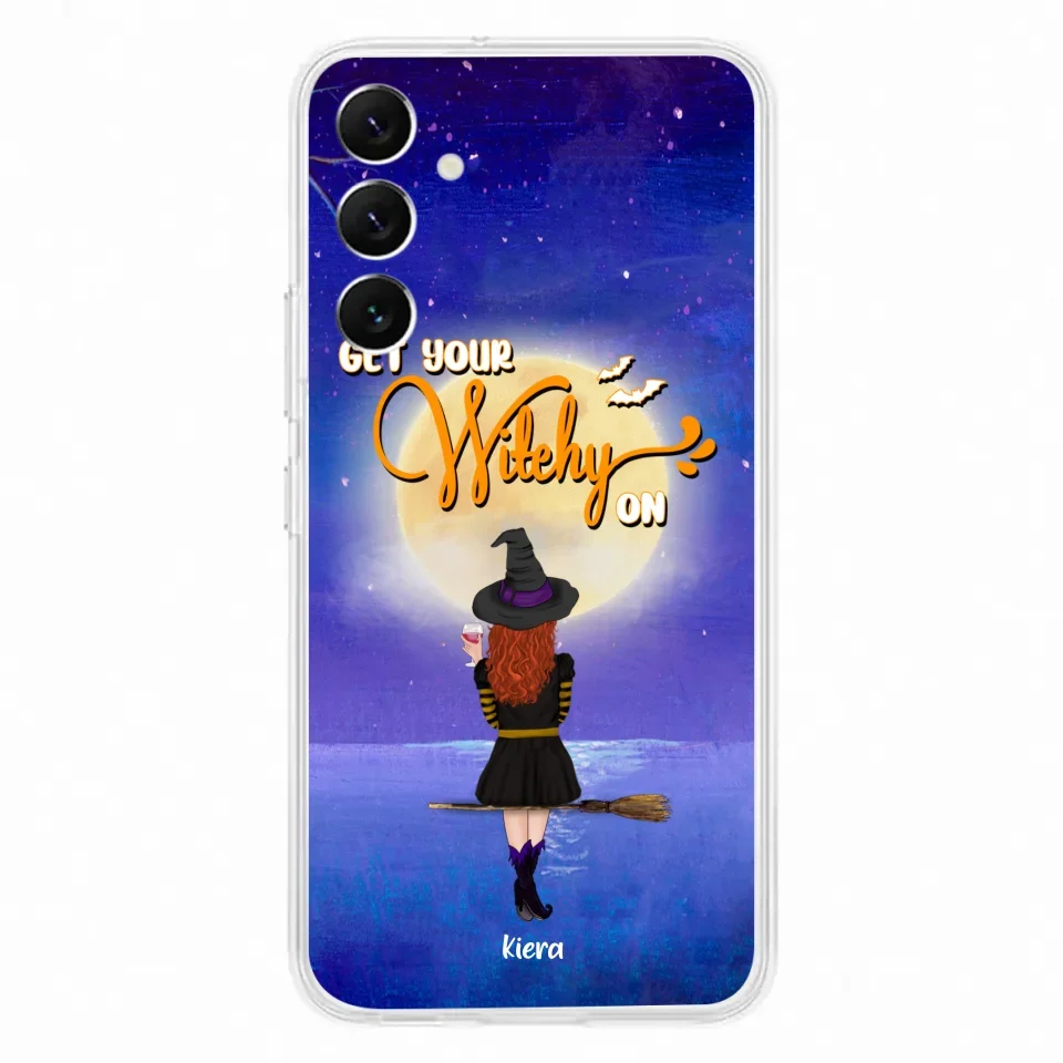Custom Personalized Witchy Phone Case - Up to 4 Witches- Get Your Witchy On - Phone Case For iPhone, Samsung - OCEL9Z