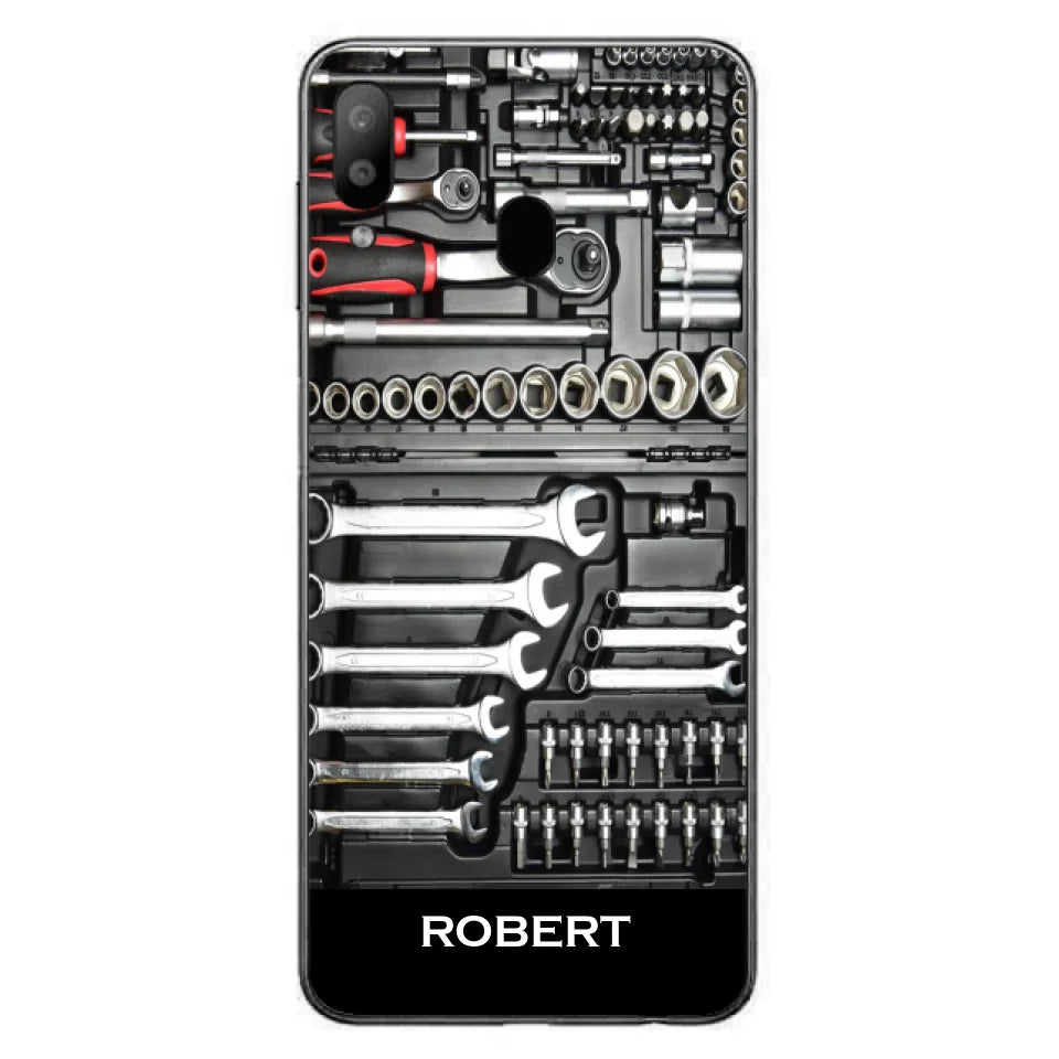 Custom Personalized Mechanic Toolbox Phone Case - Case For iPhone, Samsung And Xiaomi - RCT18X