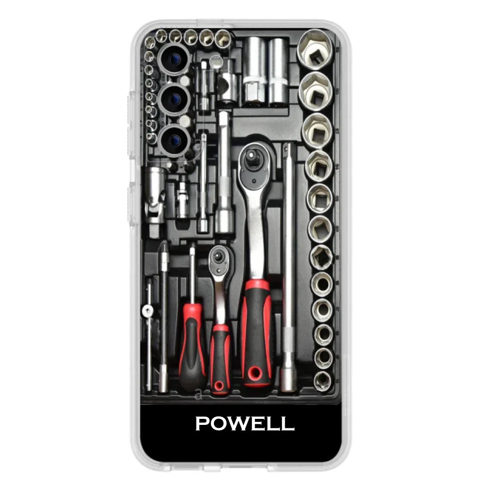 Custom Personalized Mechanic Toolbox Phone Case - Case For iPhone, Samsung And Xiaomi - RCT18X