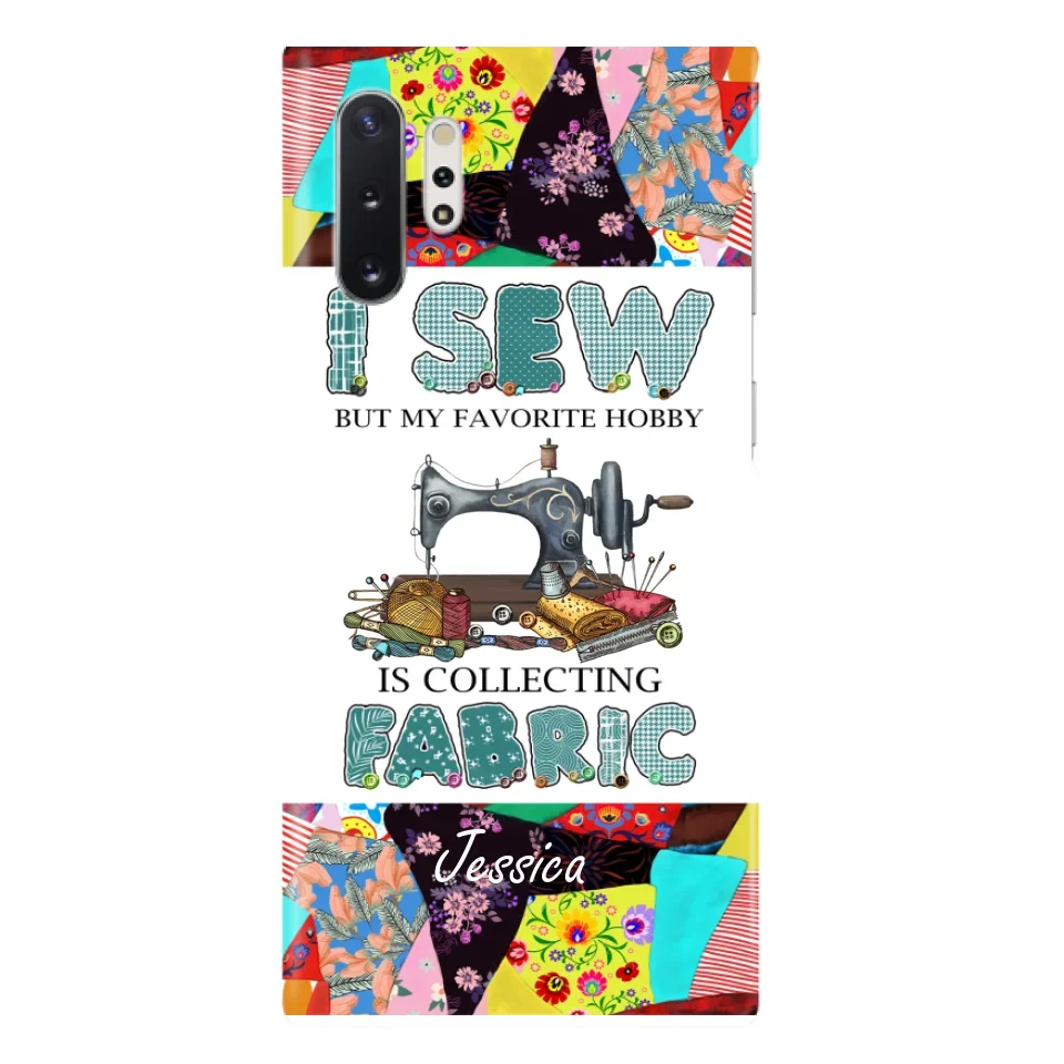 Custom Personalized Sewing Machine Phone Case - Gift Idea For Sewing Lovers - Case For iPhone, Samsung and Xiaomi - 8WU8I3
