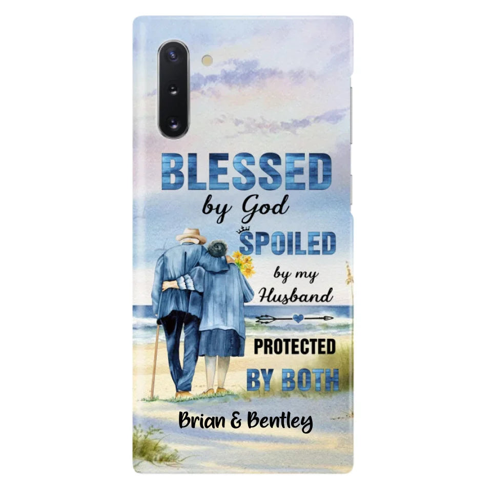 Custom Personalized Old Couple Phone Case - Best Gift Idea For Grandparents - Case For iPhone, Samsung and Xiaomi