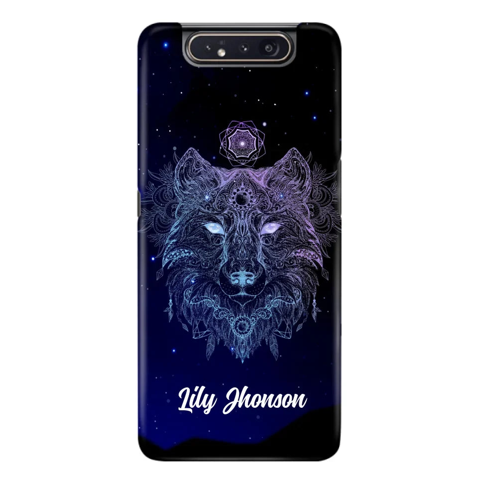 Custom Personalized Wolf Mandala Phone Case - Best Gift For Wolf Lover's - Case For iPhone, Samsung and Xiaomi - TOMO90