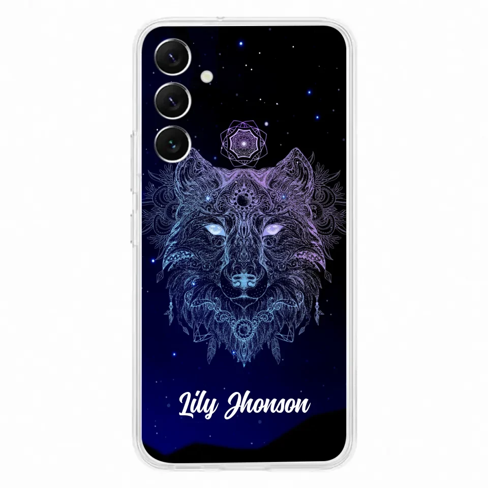 Custom Personalized Wolf Mandala Phone Case - Best Gift For Wolf Lover's - Case For iPhone, Samsung and Xiaomi - TOMO90