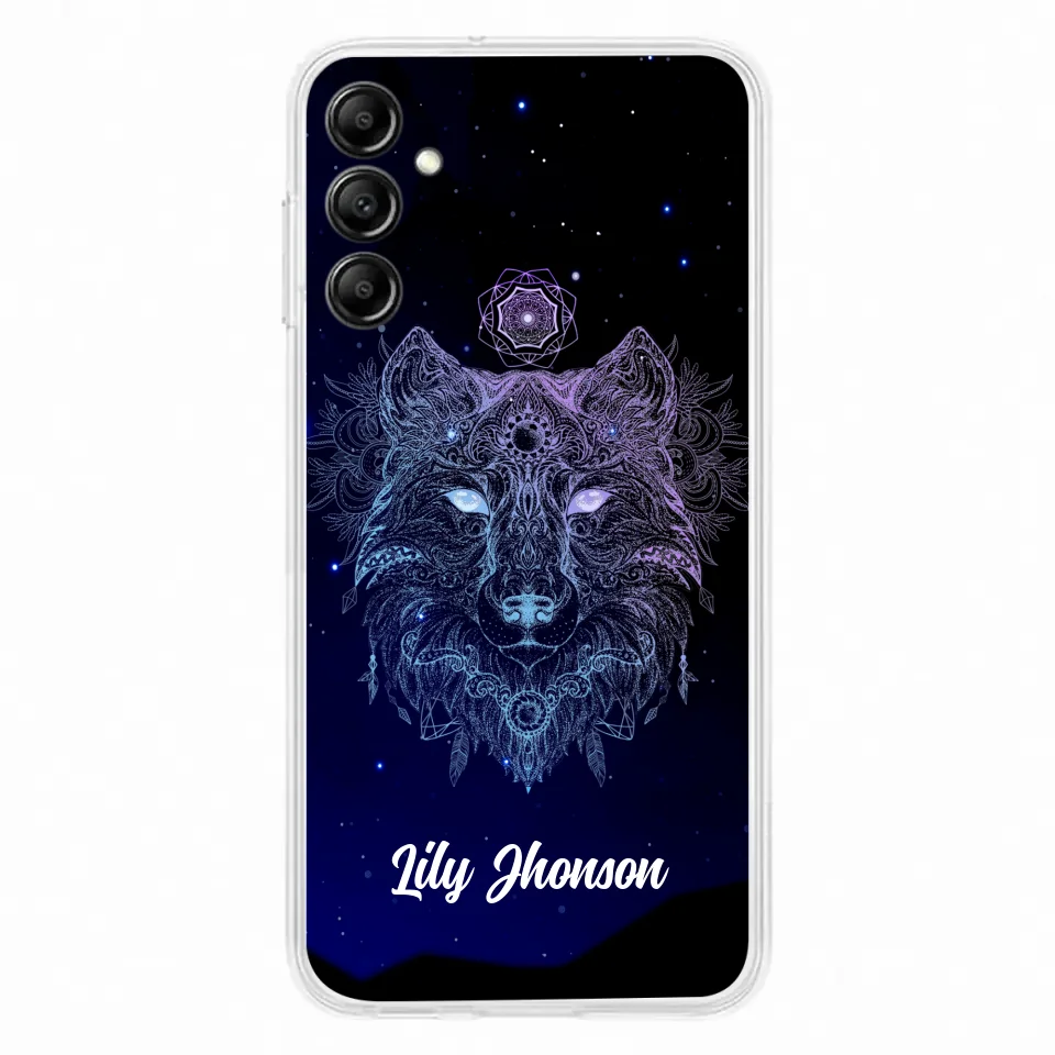 Custom Personalized Wolf Mandala Phone Case - Best Gift For Wolf Lover's - Case For iPhone, Samsung and Xiaomi - TOMO90