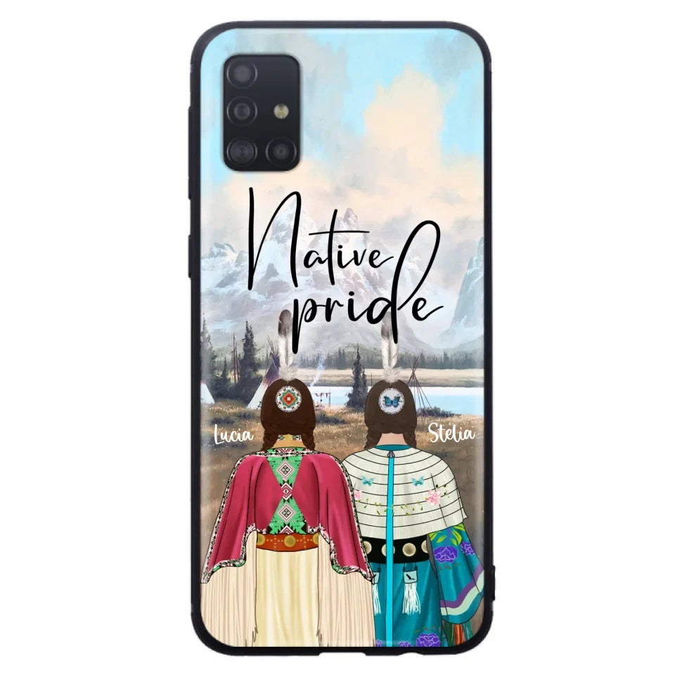 Custom Personalized Native American Couple Phone Case - Native Pride - Case Phone For iPhone And Samsung
