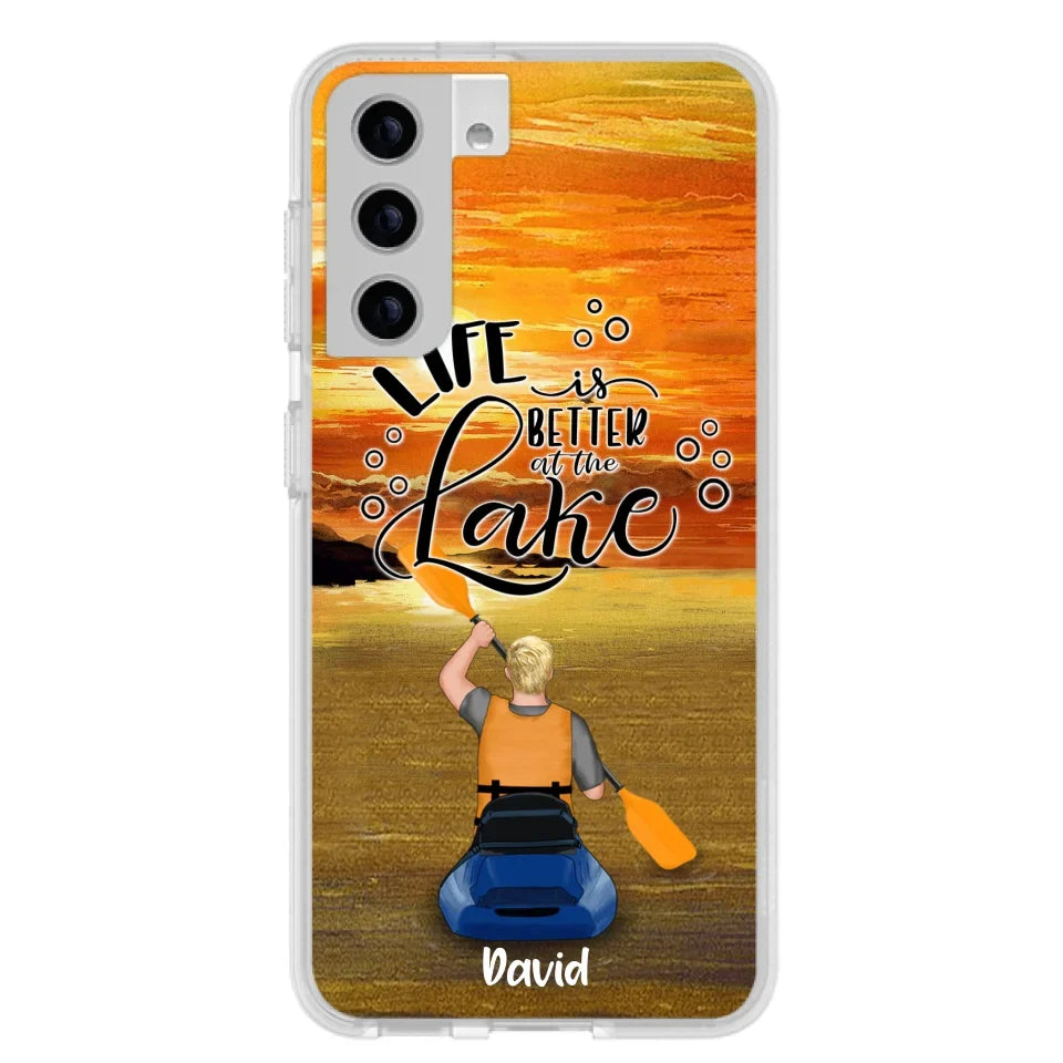 Personalized Kayak Phone Case - Man/ Woman/ Couple - Life Is Better At The Lake - Phone Case For iPhone And Samsung - FKUJGV