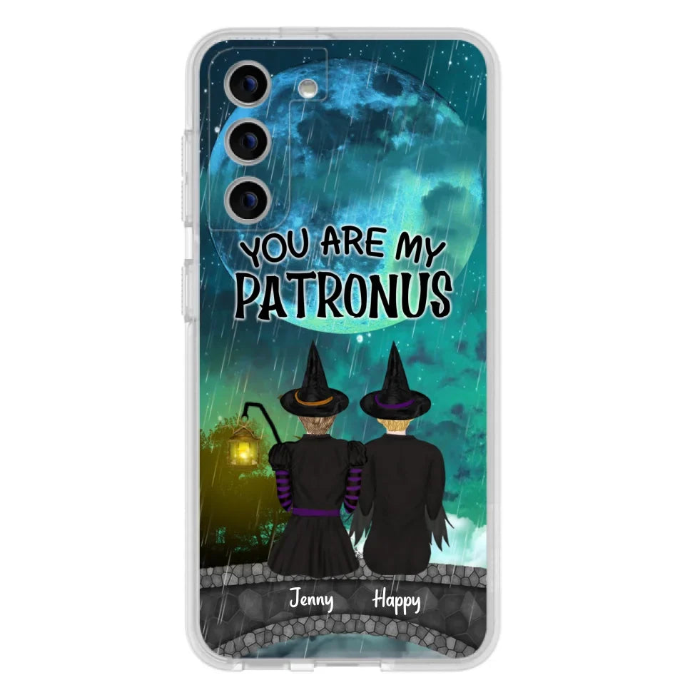 Personalized Witches Phone Case - Gift Idea For Best Friends with 2 Girls - You Are My Patronus
