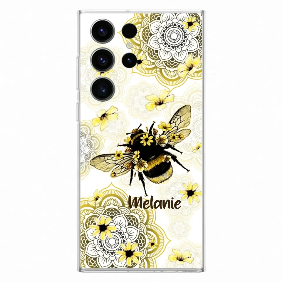 Custom Personalized Bee Phone Case - Upto 5 Bees - Gift For Bee Lovers