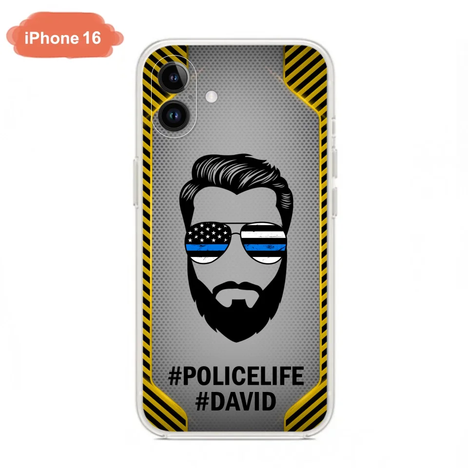 Custom Personalized Policelife Phone Case - Best Gift for Dads - For iPhone And Samsung - NTQYR8