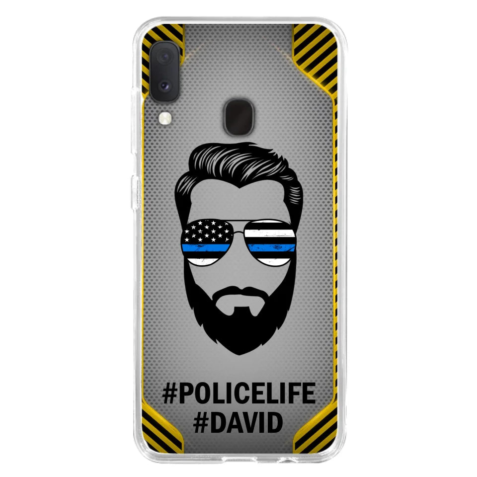 Custom Personalized Policelife Phone Case - Best Gift for Dads - For iPhone And Samsung - NTQYR8