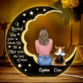 Personalized Memorial Pet Moon Light Box - Memorial Gift Idea For Dog/Cat/Rabbit Lover - I Loved You Your Whole Life