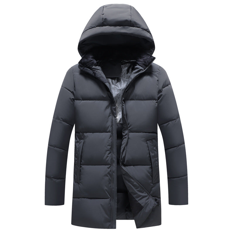 New Mens Graphene Cotton Jacket With A Detachable Hoodextra-thick And On-trend