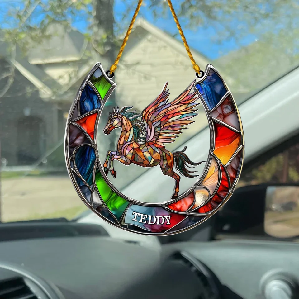 Personalized Horse Acrylic Ornament - Gift Idea For Horse Lovers