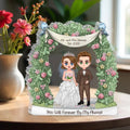 Personalized Forever Be My Always Acrylic Plaque - Anniversary Gift For Couple/Husband And Wife