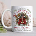 Personalized Winter Solstice Witch Coffee Mug - Gift Idea For Witches - You Thieving Christian Bastards