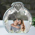 Personalized Engaged/Married Couple Acrylic Plaque - Anniversary Gift For Couple - Upload Photo