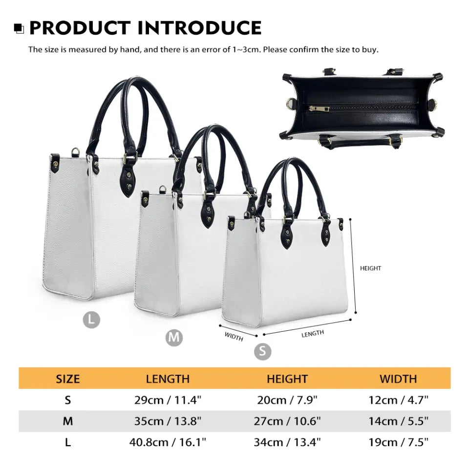 Personalized Reading Book PU Leather Handbag With Long Straps - Gift Idea For Reading Lover - Just A Girl Who Loves Books