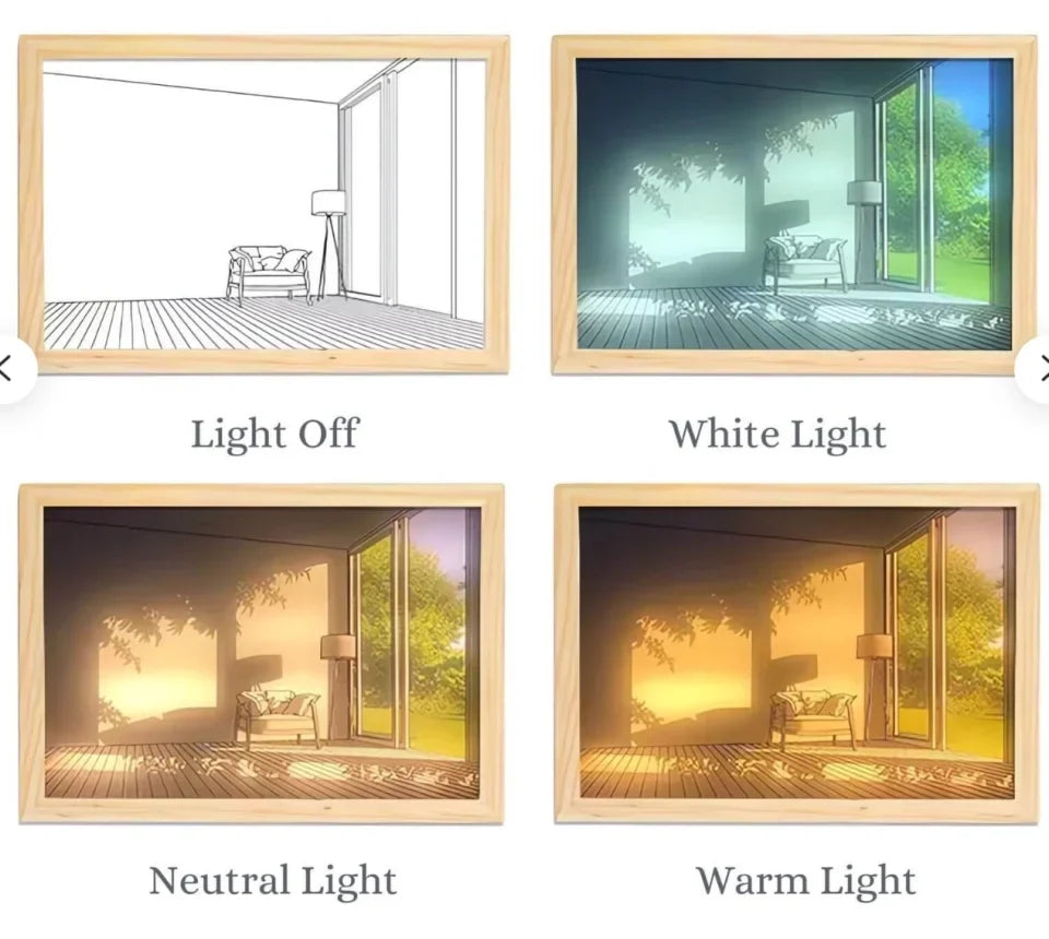 Personalized Couple Lighting Frame Canvas - Gift Idea For Couple/Anniversary - Together Forever