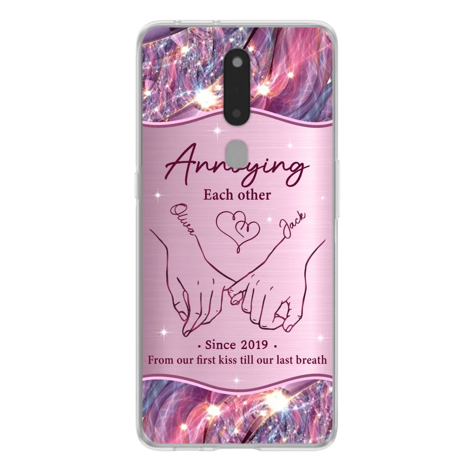 Custom Personalized Couple Phone Case For Xiaomi/ Oppo/ Huawei - Gift Idea For Couple - Annoying Each Other