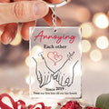 Personalized Couple Acrylic Keychain - Anniversary Gift For Couple - Annoying Each Other