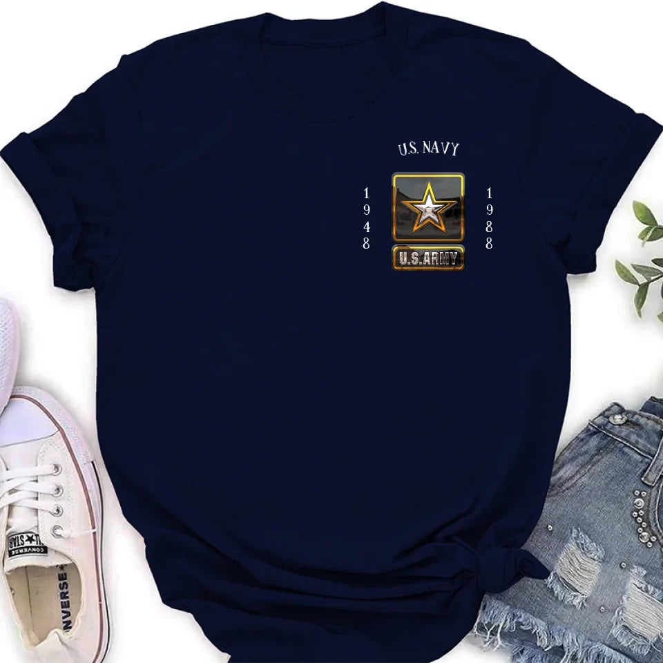 Personalized Veteran Shirt/Hoodie - Father's Day Gift Idea for Veteran