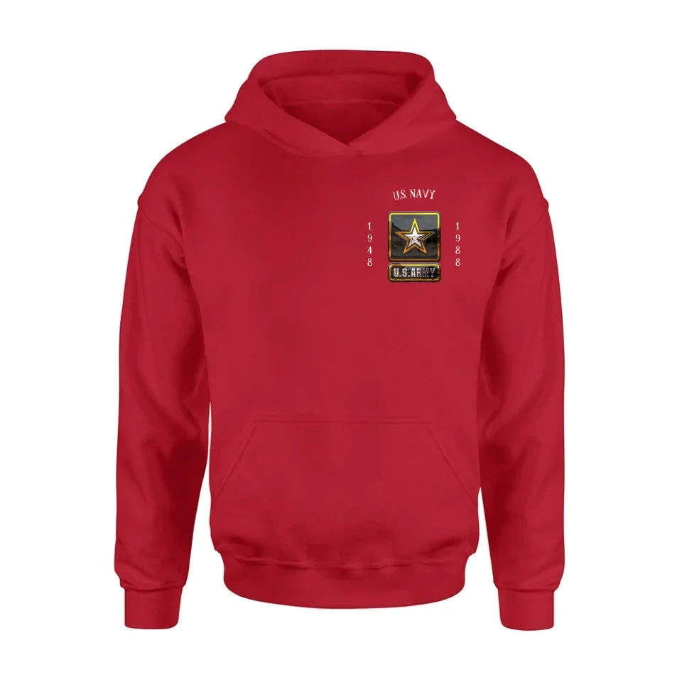 Personalized Veteran Shirt/Hoodie - Father's Day Gift Idea for Veteran