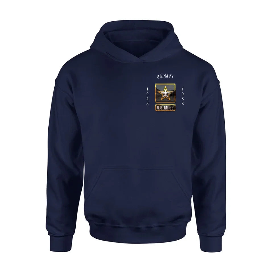 Personalized Veteran Shirt/Hoodie - Father's Day Gift Idea for Veteran