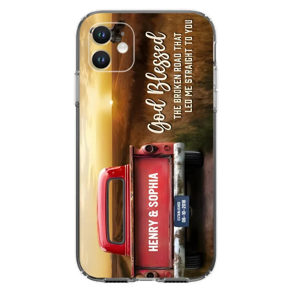Custom Personalized Phone Case - Gift Idea For Couple - Case For iPhone/Samsung