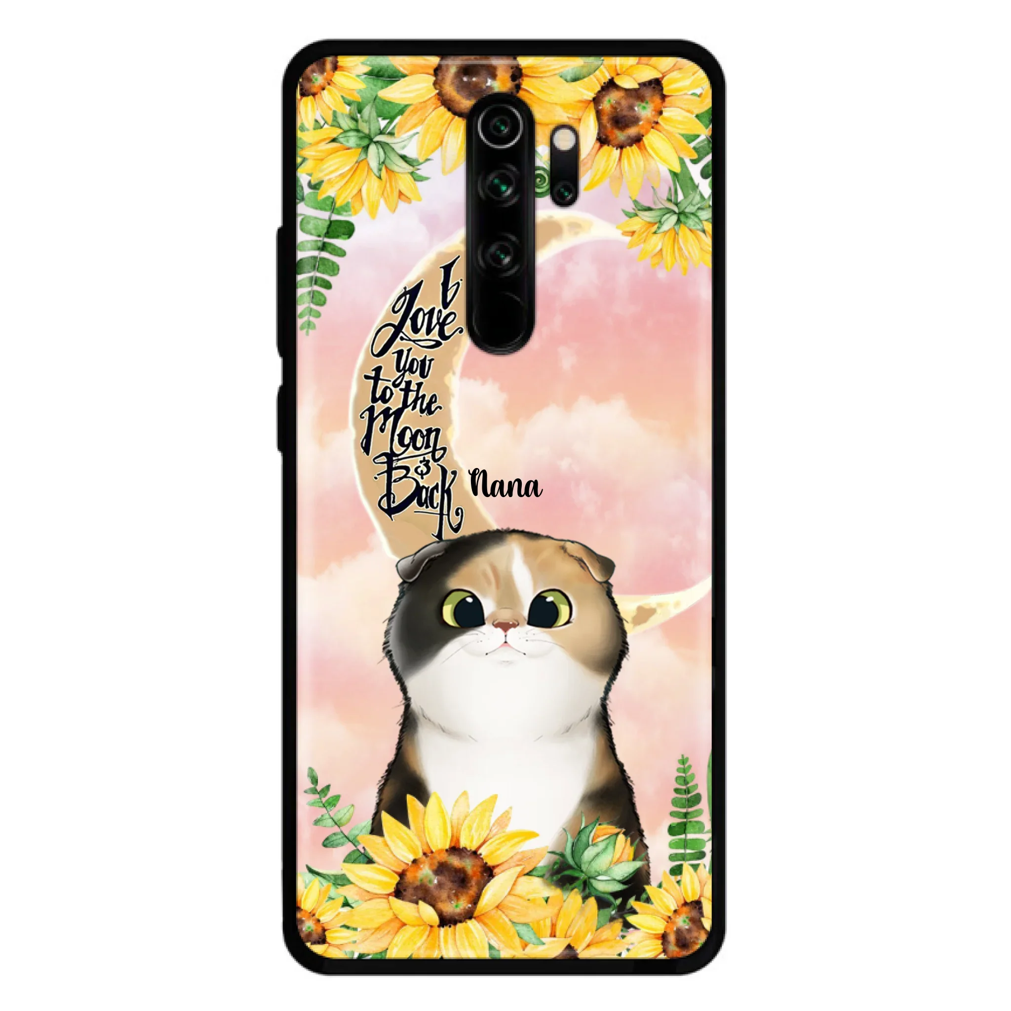 Custom Personalized Cat Phone Case - Best Gift Idea For Cat Lovers With Upto 7 Cats - Case For iPhone, Samsung and Xiaomi