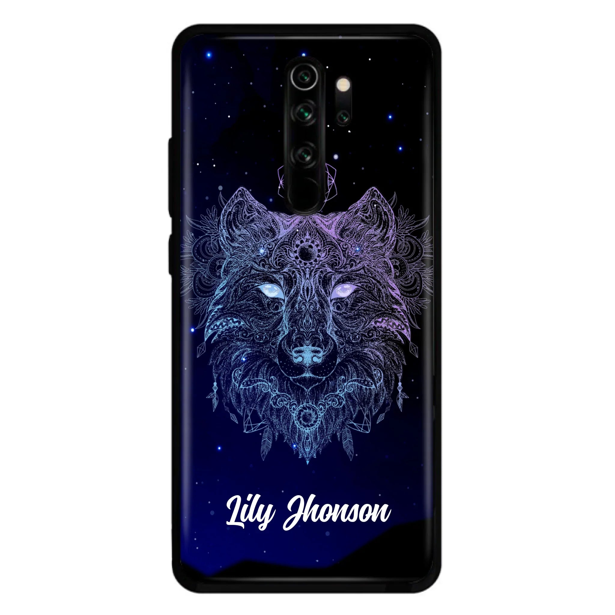 Custom Personalized Wolf Mandala Phone Case - Best Gift For Wolf Lover's - Case For iPhone, Samsung and Xiaomi - TOMO90
