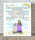 Custom Personalized Memorial Dog Canvas - Single Parent With Upto 4 Dogs- Memorial Gift For Dogs Lovers - M04NKJ