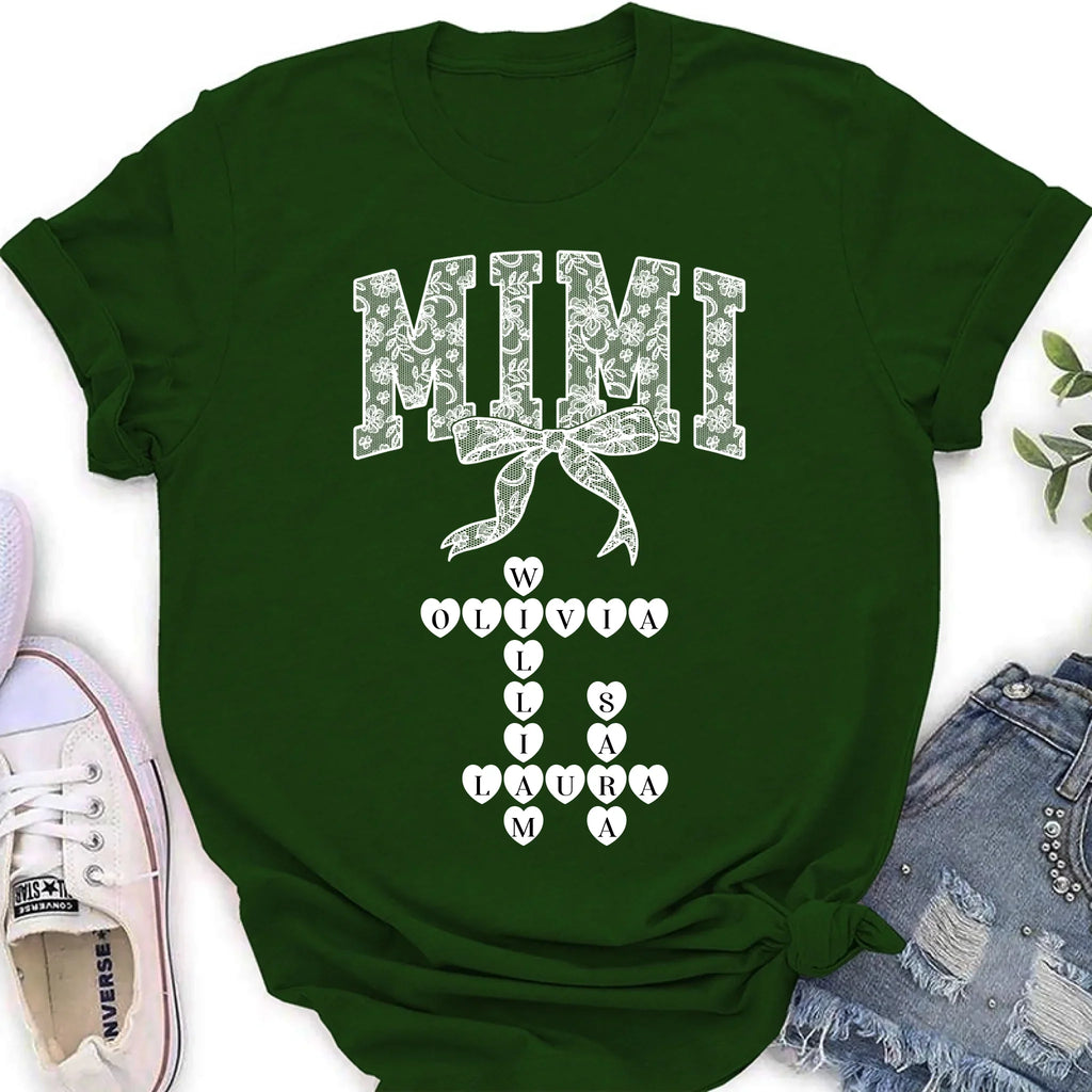 Personalized Grandma Unisex T-shirt/Sweatshirt/Long Sleeve/Hoodie - Gift Idea For Mother's Day/Mom/Grandma/Nana
