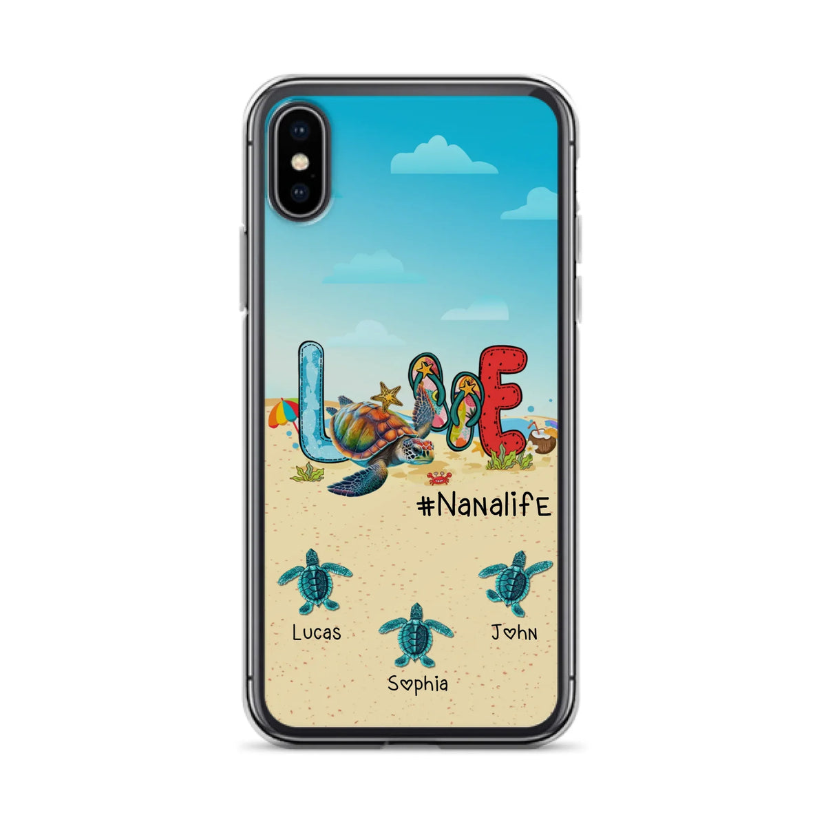 Custom Personalized Grandma Phone Case - Gift Idea For Grandma/ Mom - Case For iPhone/ Samsung - Nanalife