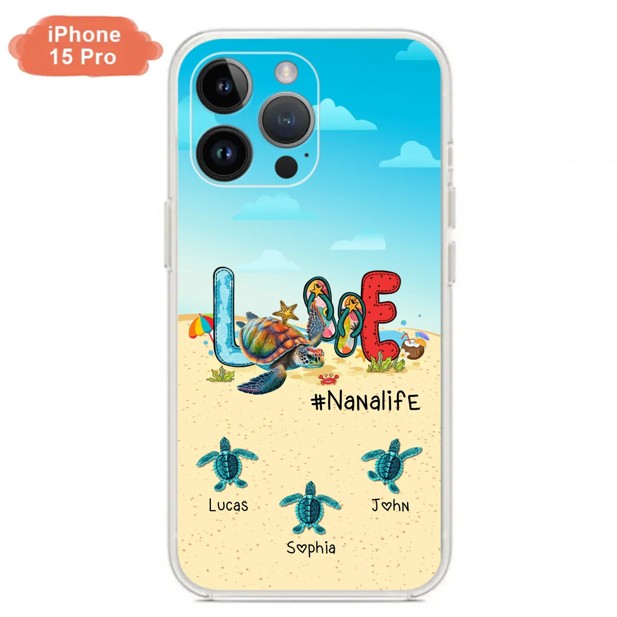 Custom Personalized Grandma Phone Case - Gift Idea For Grandma/ Mom - Case For iPhone/ Samsung - Nanalife