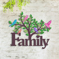 Personalized Family Metal Sign - Gift Idea For Family With Up to 12 Members
