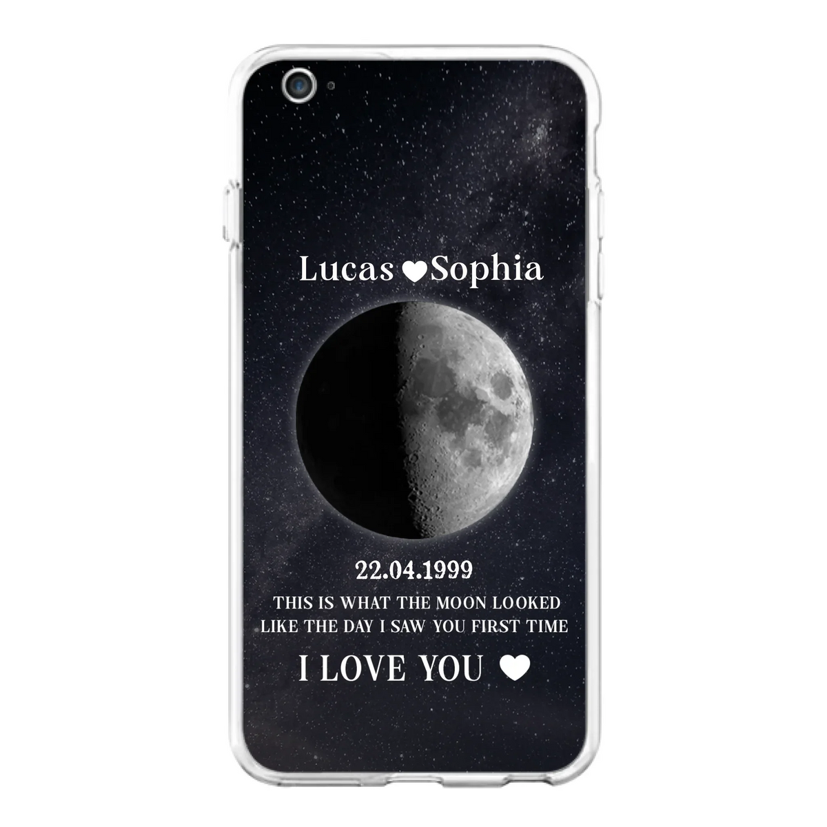 Custom Personalized Moon Phase Phone Case - Gifts for Birthday and Anniversary