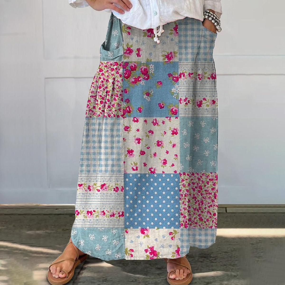 Casual Retro Floral Vacation Dress With A Sophisticated Work-appropriate Vibe