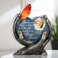 Personalized Memorial Shape Acrylic Plaque - Upload Photo - Those We Have Held In Our Arms For a Little While We Hold in Our Hearts Forever