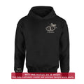 Custom Personalized Heart Locket Embroidered Hoodie For Couple