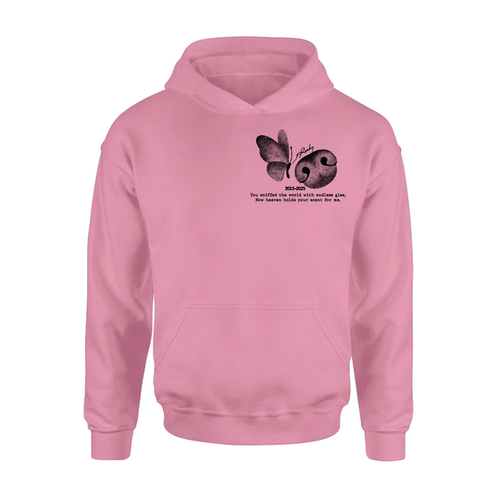 Personalized Memorial Dog Nose T-Shirt/ Sweatshirt/ Hoodie - Memorial Gift Idea For Dog Lovers - Forever In My Heart
